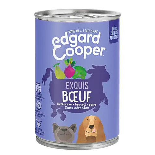 Pâtée pour chien Edgar & Cooper bœuf - 400 g