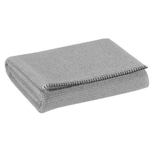Drap de douche Bora gris perle 130x70 cm