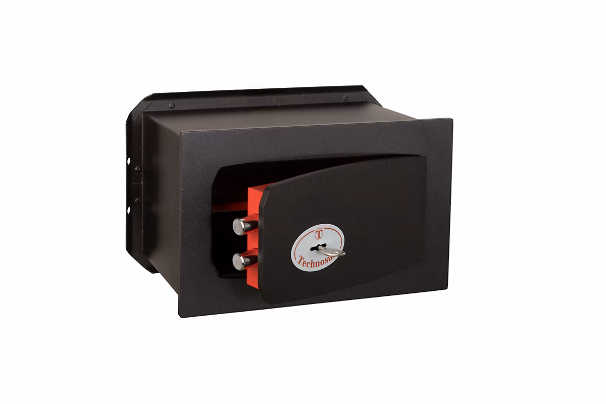 Coffre-fort à clé à emmurer TK/3 – 9 L, TECHNOSAFE