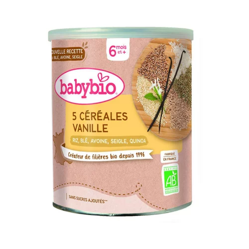 Céréales vanille bio BABYBIO 220 g