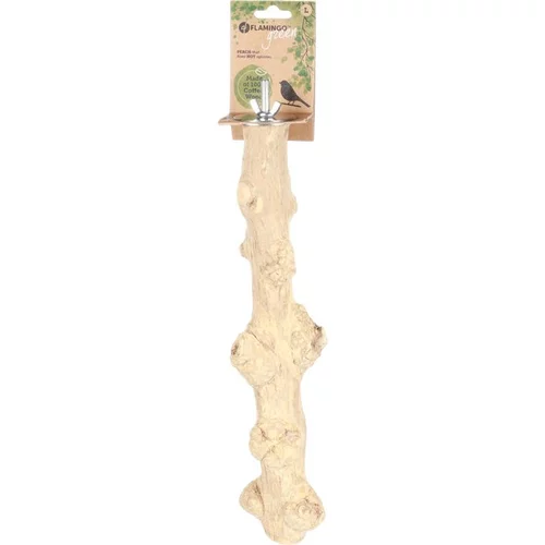 Perchoir à oiseau en bois de caféier Flamingo Java taille L - 40 cm