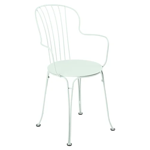 Fauteuil Bridge Opera + coloris vert en acier Fermob - 52 x 56 cm