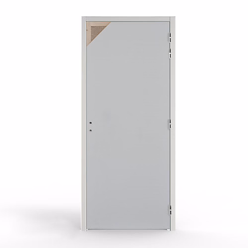 Bloc-porte bois âme pleine plan 1 vantail TER – 204 × 93 cm, huisserie 88 × 54, poussant gauche