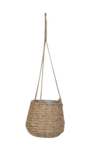 Suspension panier coloris marron en osier Avalon Mica Decorations - 70 x Ø 18 cm