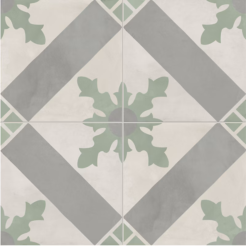 Carrelage sol / mur effet ciment vieilli 20 × 20 cm TERRA ART CARDINALE S.M
