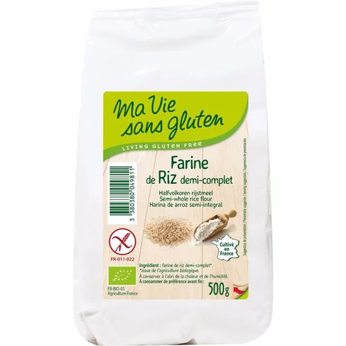 Farine de riz demi-complet 500 g