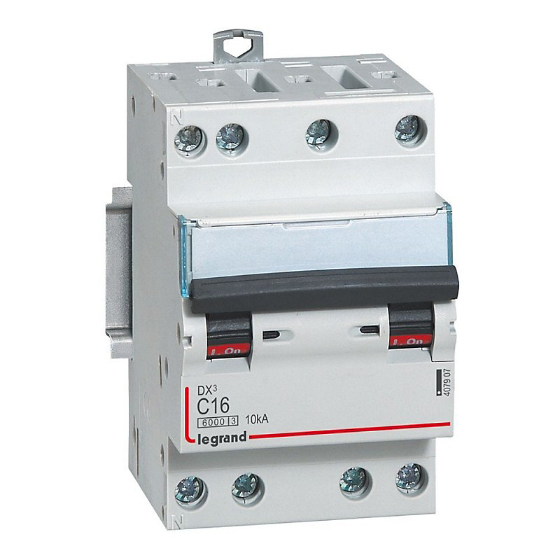 DX3 Disjoncteur 4P courbe C 16A 6kA/10kA 3M – LEG407907