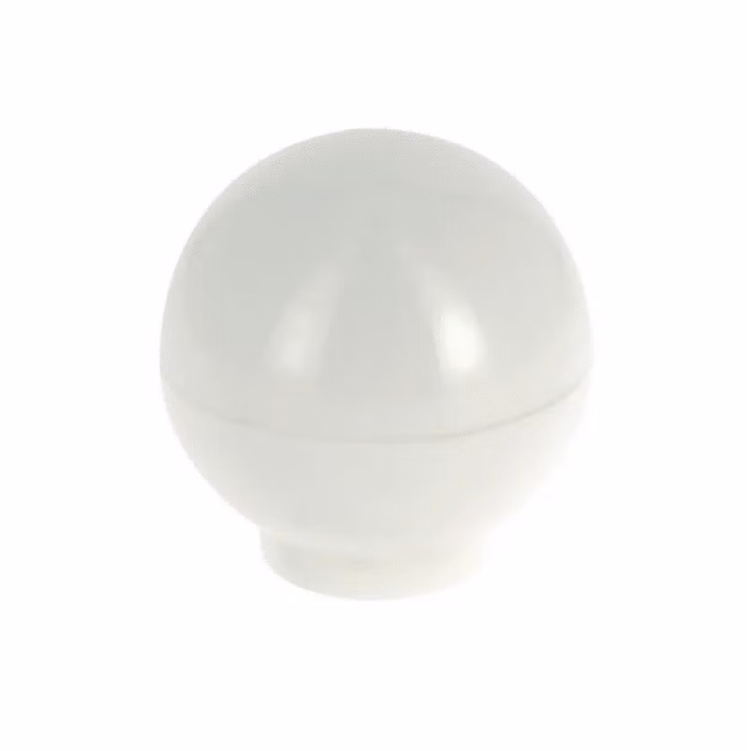 Bouton boule de diamètre 30mm plastique finition blanc – CADAP, B0340/30/5S