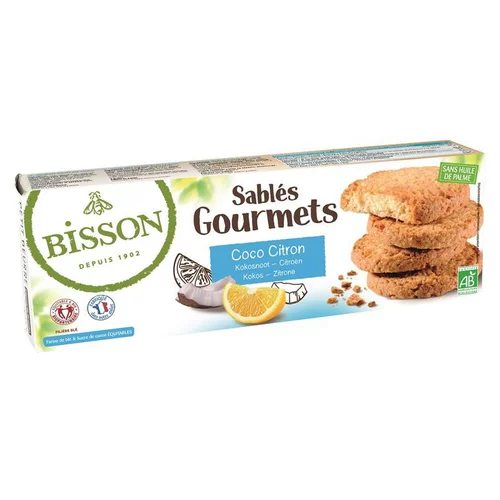 Sablé gourmet coco citron 150 g