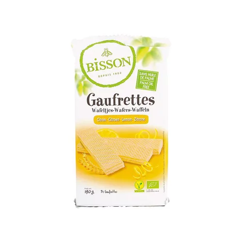 Gaufrettes au citron en sachet de 190 g