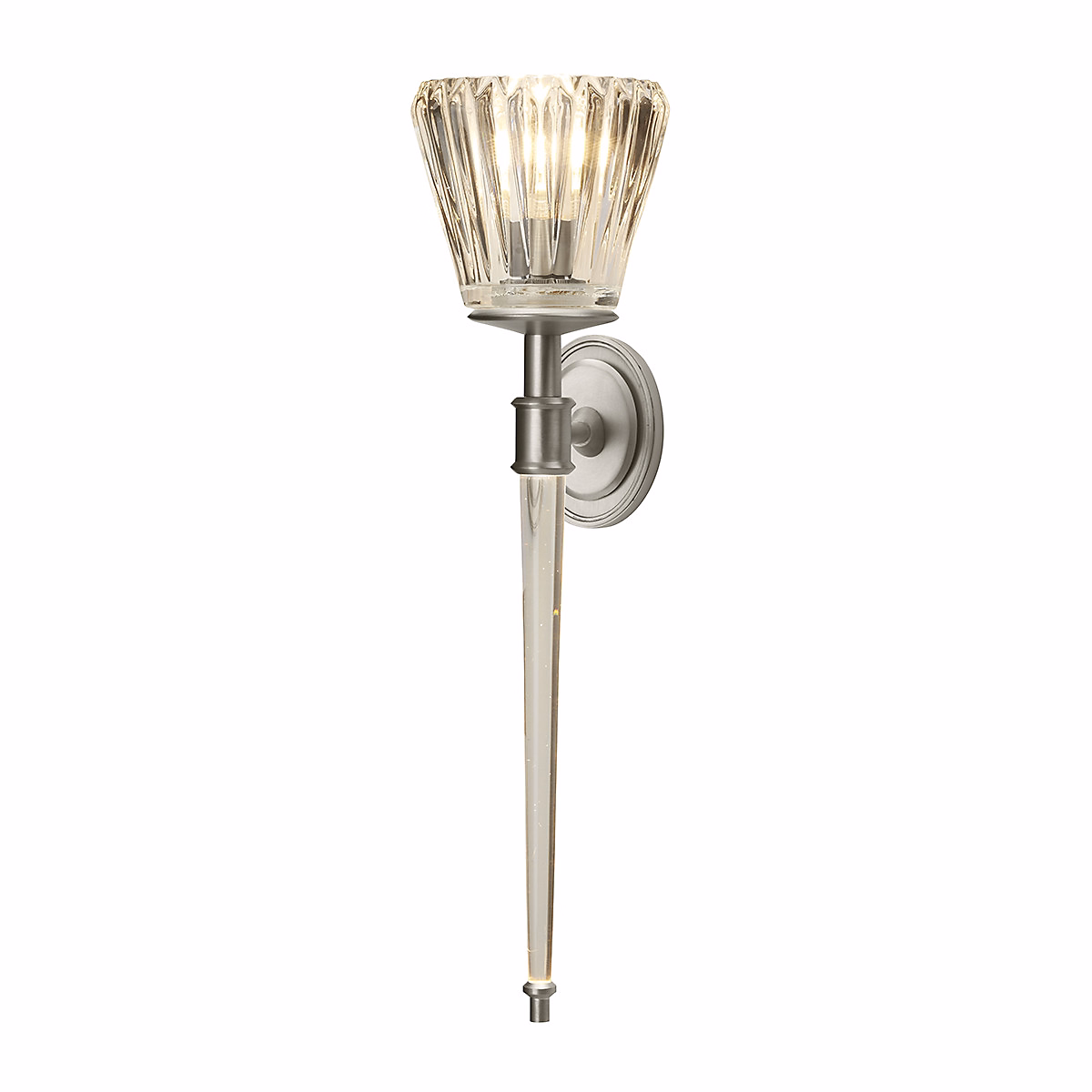 Elstead Agatha | Applique murale d'intérieur à 2 ampoules – nickel brossé – G9