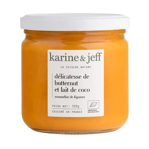 Bocal délicatesse de butternut et lait de coco bio Karine & Jeff - 320 g