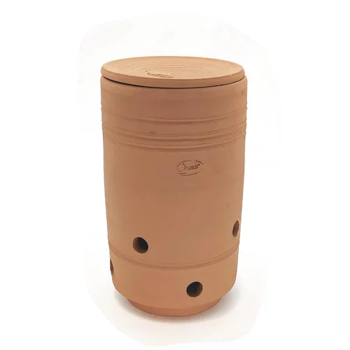 Composteur de balcon-terrasse coloris beige Oyas - Taille M 3 litres