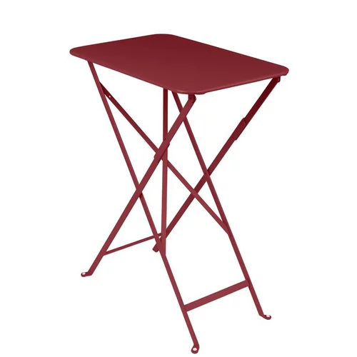 Table pliante Bistro coloris piment en acier Fermob - 37 x 57 x 74 cm