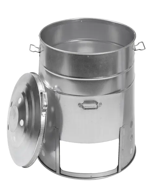 Composteur coloris gris en acier galvanisé - 120 L