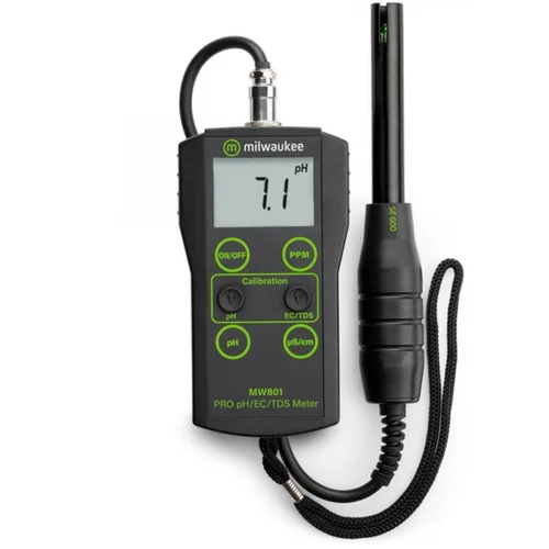 Testeur 3 en 1 pH/EC/TDS professionnel - MILWAUKEE modèle MW801 Pro