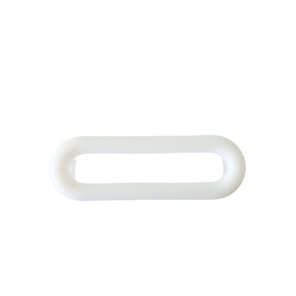 BALNEO Anneau pour lavabo avec bouchon de trop – plein ovale blanc