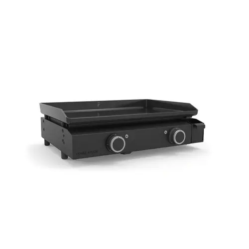 Plancha électrique pour 8 à 10 personnes coloris noir en acier Forge Adour Base 60 - 62 x 47,8 x 19,4 cm