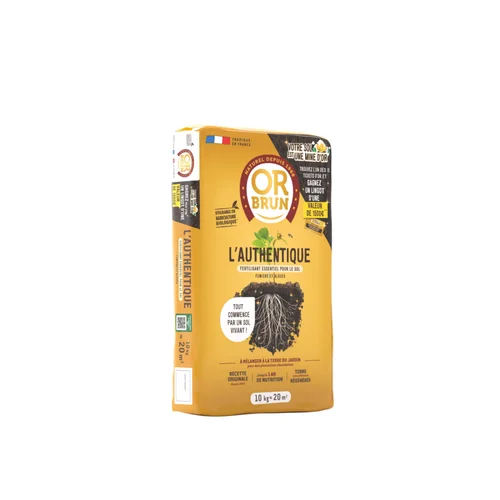 Authenthique fertilisant pour jardin L'Or Brun - 10 kg
