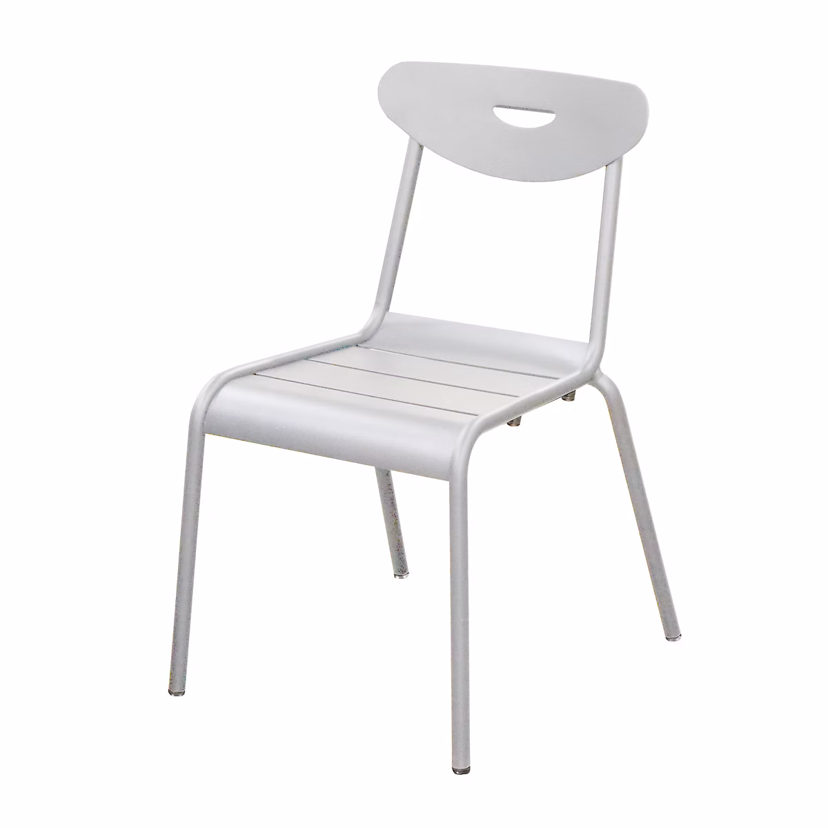 Chaise de jardin en aluminium blanc Proloisirs Smiley – Réf. MLBOFLAPQ5521324132