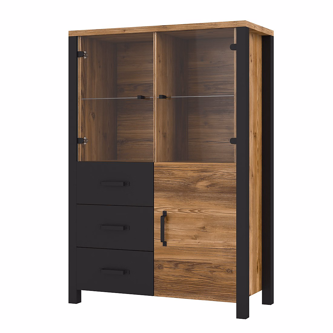 Buffet haut DARWIN Epicéa et noir – Réf. FCKZWNKCC0355091376