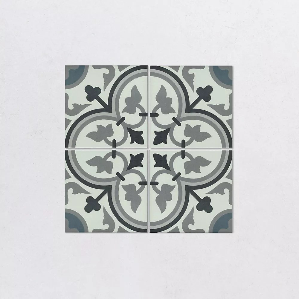Carrelage Imitation Carreaux De Ciment 20x20 LA VILETTE George Bleu – Les Carreaux de Jean