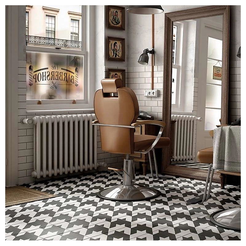 Carrelage sol / mur effet ciment 20 × 20 cm CAPRICE DECO TWEED B&W