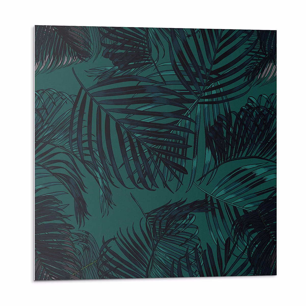 Carreaux De Vinyle Auto | Adhésifs Wallfluent 20 × 20 cm Feuilles De Palmier En Arrière – Plan 20 pièces