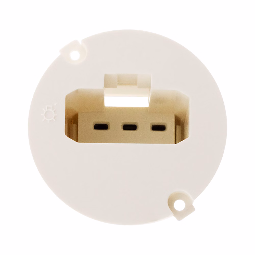 Couvercle DCL pour boîte applique diamètre 54mm – Blanc, Zenitech