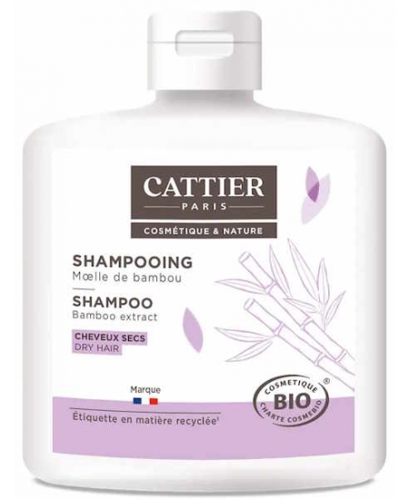 Cattier Shampooing à la moëlle de bambou cheveux secs 250 ml