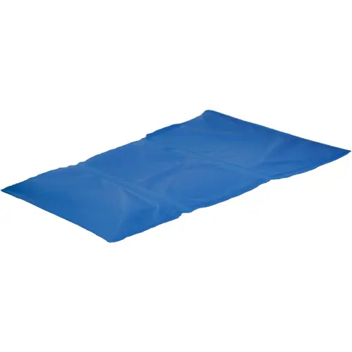 Tapis rafraîchissant pour chien forme rectangulaire coloris bleu Flamingo Frosty - 100 x 60 cm