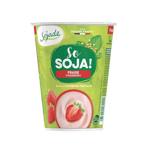 So Soja Fraise Pot plastique 400 g