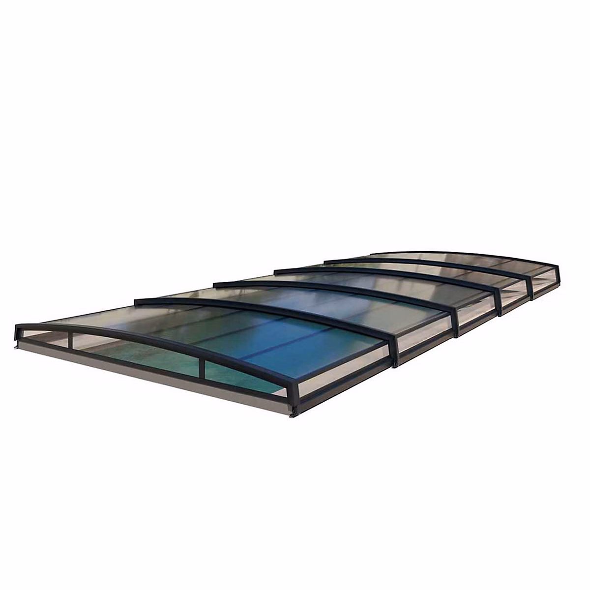 Abri piscine MONTEO 5 voûtes – 10, 50 × 4,80 m