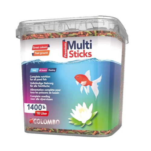 COLOMBO Multi Sticks - 17-20 mm - 1400 g / 10 L pour poissons de bassin