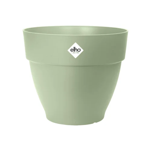 Pot en polypropylène vert pistache Elho Vibia Campana - Ø 25 x 21 cm