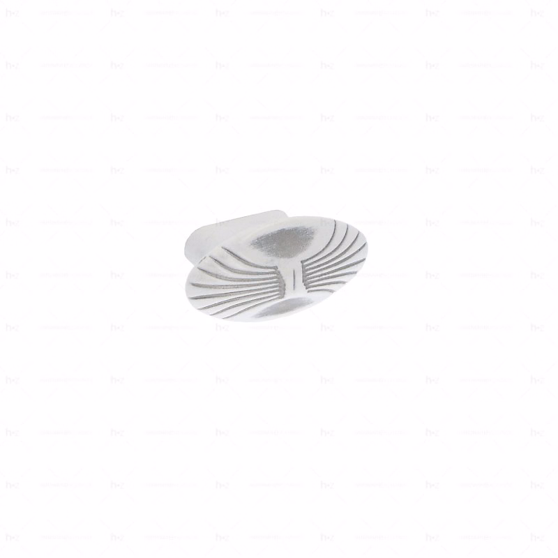 Poignée et bouton – Boutons pour meubles en zamac Diamètre 44 x 25 Patine royale blanche argentée