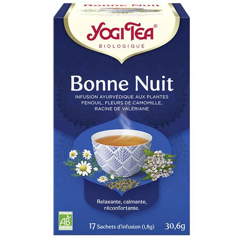 Yogi Tea Bonne nuit – La boîte de 17 sachets