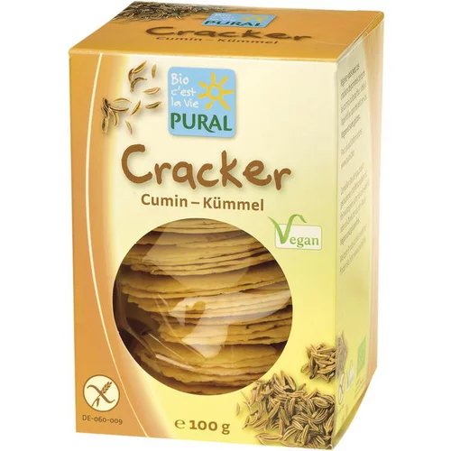 Crackers sans gluten au cumin 100 g