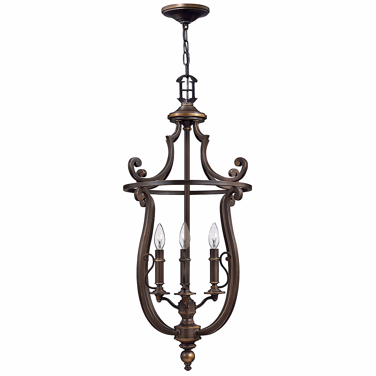 Elstead Plymouth – Suspension à 4 ampoules au fini bronze antique | E14
