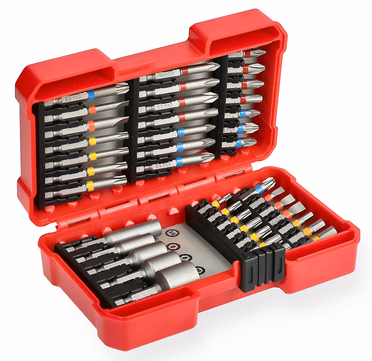 Coffret embouts et noix de serrage 40 pièces | HANGER – 250008
