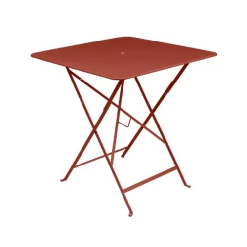 Table pliante Bistro FERMOB ocre rouge L71xl71xh74