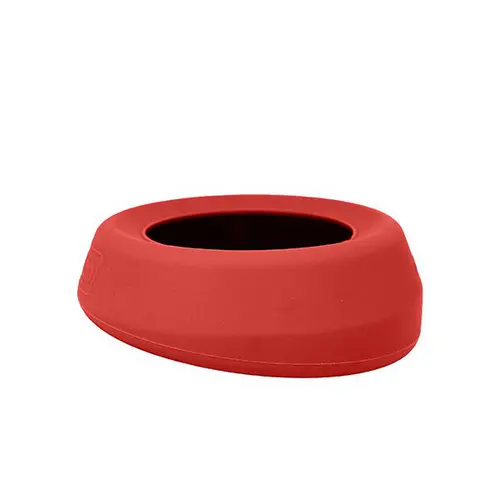 Bol anti-débordement pour chien coloris rouge Kurgo Splash - 22,8 x 18 x 7,6 cm