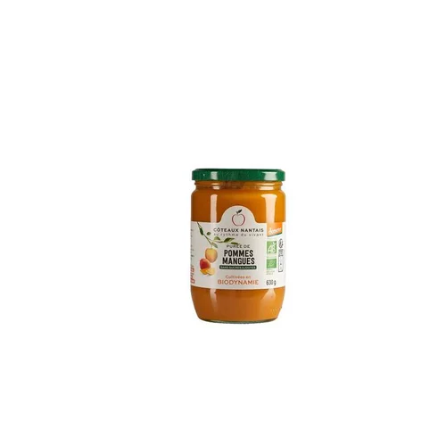 Purée bio pommes mangues Coteaux Nantais - 630 g