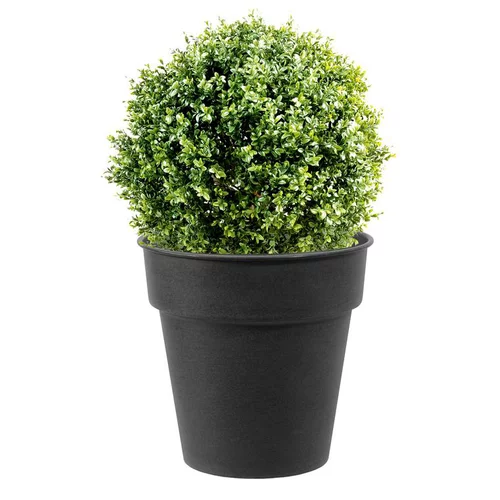 Pot horticole en acier peint anthracite Ø 32 x H 28 cm