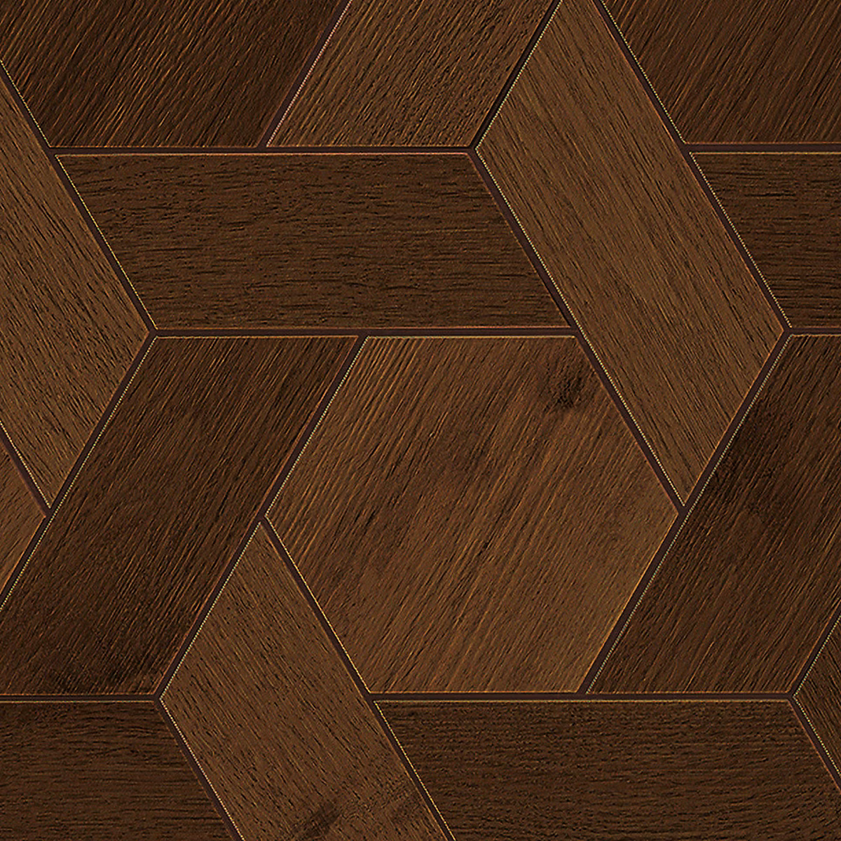 Carrelage effet Parquet Bois Chêne Cuir Mix 40 × 34 – 6 × 0,95 cm Mat Lorenta, Sol et mur intérieur (vendu par carton de 0,83 m²), RO'