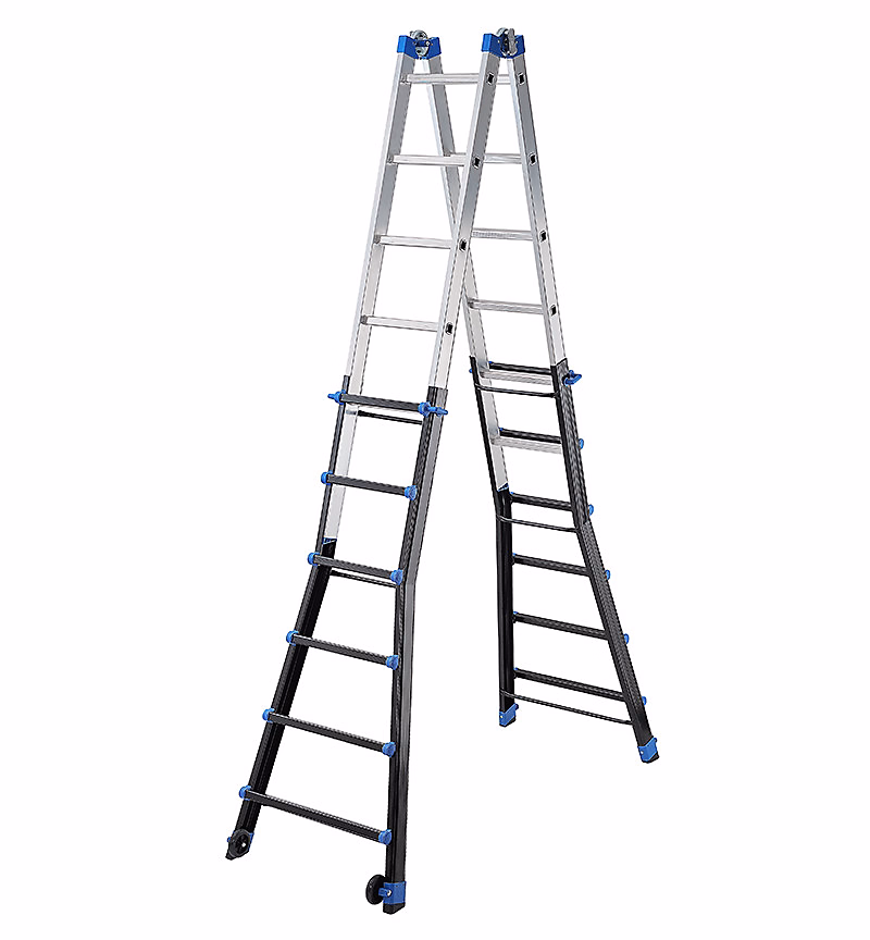 Echelle pliable multifonction télescopique 4x6 échelons 6 – 35m/7 | 15m Hailo ProfiLine