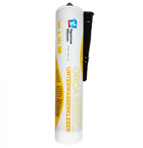 Colle pour aquarium hydrofuge, spécificité durable et solide - AQUARIUM MUNSTER Orca Underwater - 450g