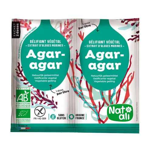 Agar-agar bio Natali - 2 x 4 g
