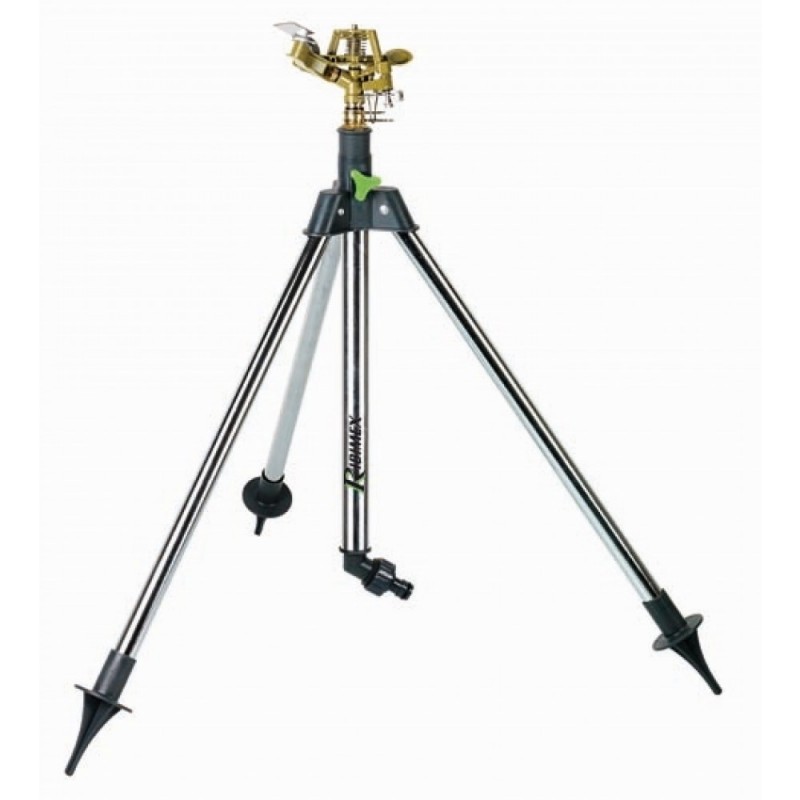 Arroseur cracheur sur trépied métal réglable H88 cm