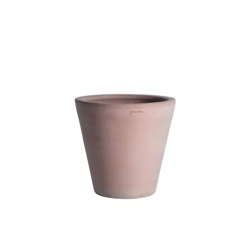 Pot Cuvier contemporain en terre claire H 62 x Ø 63 cm